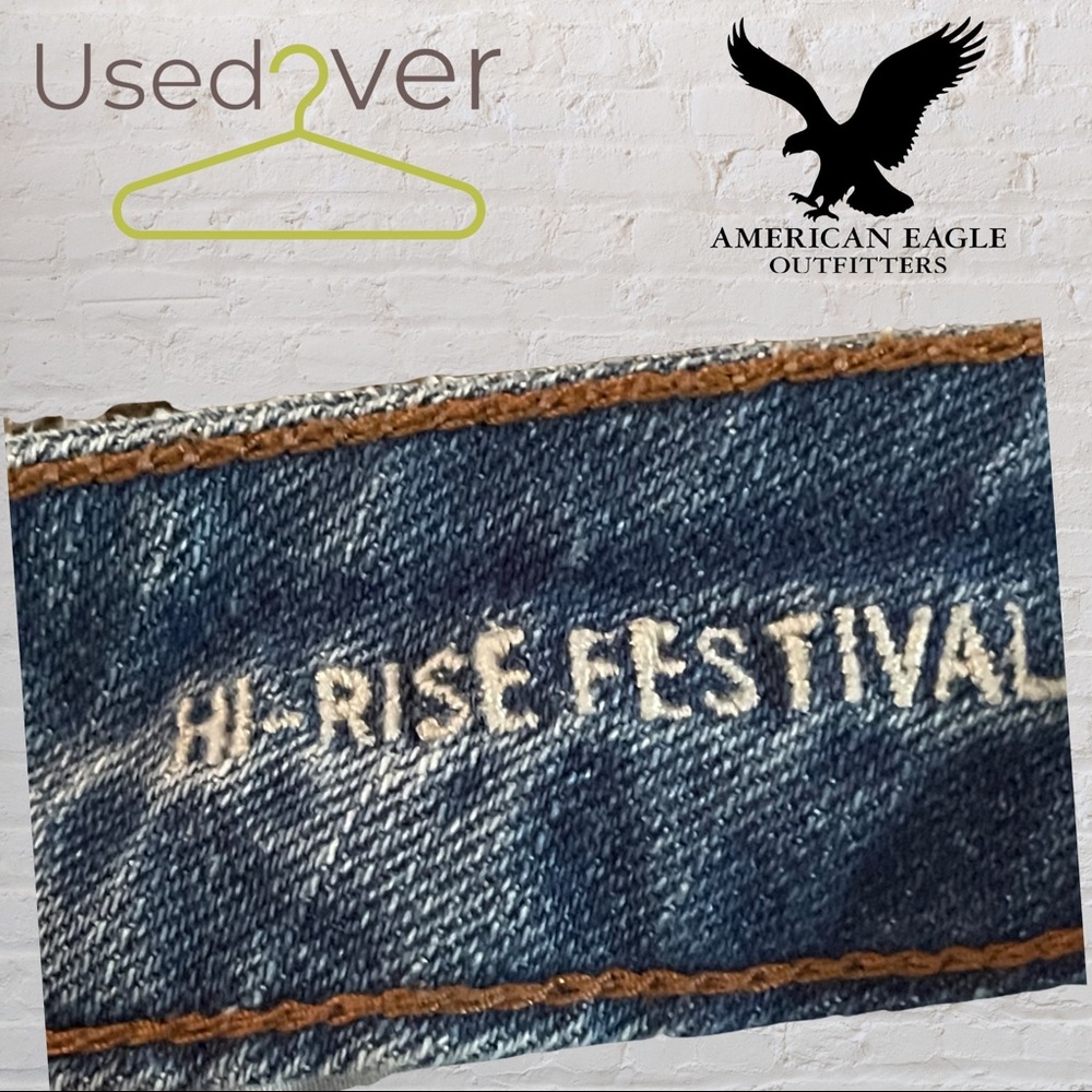 AMERICAN EAGLE SHORTS Sz2 HIGH-RISE FESTIVAL - Picture 8 of 13